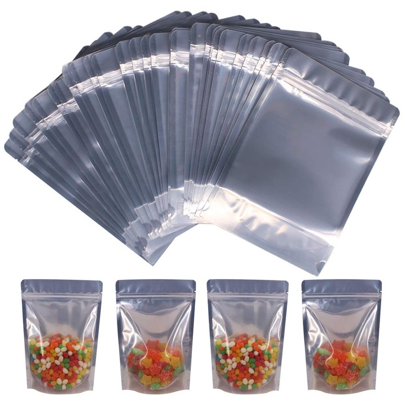 Belinlen 100 Pack 6 x 9 Inch Stand Up Pouch
