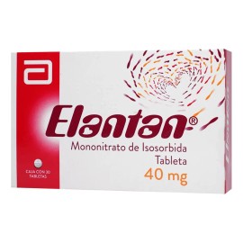 Elantan Tabletas 40 Mg, 30 Tabletas