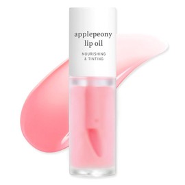 Nooni Korean Apple Lip Oil + Lip Stain | Glossy Lip Stain, Tinting & Long Lasting, Moisturizing Lip Care (13 options) Hydrate Lipgloss Lipstick Makeup Glossy Hydrating Moisturizer Plump Transfer-proof:_Coco