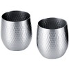 Asahi SUSCUP SCS-18T-2P Sass Hammered Locking Cup, 11.8 fl oz