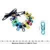 Clothesline，Retractable Portable Clothesline for Travel，Clothing line with 12 Clothes Clips，for