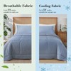 Amélie Home Cooling Comforter Twin Size, Reversible Lightweight Cooling Blanket