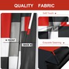 Tyrot Red Black Grey Blackout Curtains for Bedroom Living Room