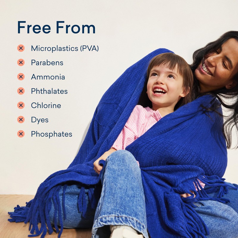 BLUELAND Laundry Detergent Tablets, 36 Count, Spring Bloom Scent, Plastic-Free