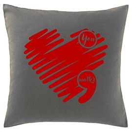 Hippowarehouse you matter Printed bedroom accessory cushion cover case 41x41cm