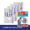 Hefty Shrink-Pak - 4 Large Vacuum Storage Bags for Clothes,