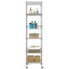 Finnhomy Heavy Duty 6 Tier Wire Shelving Unit with Wheels