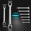 DURATECH 4-in-1 Reversible Ratcheting Box Wrench Set, Double Ring Ratchet