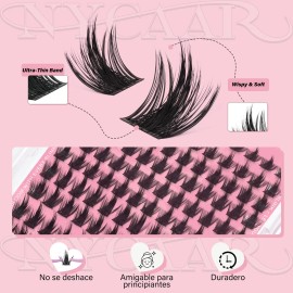 Kit Pestañas Volumen Intenso Nycaar Dramáticas Con Pegamento