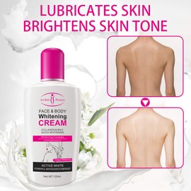 AICHUN BEAUTY 3 Day Quick Whitening Complex Collagen Milk Face and Body Cream Power Antioxidants 120 ml