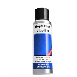 Professional Anodizing Dyes | Blue E-G | Royal Blue | Powder Concentrate makes 7.6 Liters or 2 Gallons