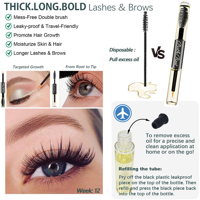 Bathrest Organic Castor Oil 100% Pure Natural Hair Oil for