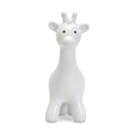 Child to Cherish Ceramic Giraffe Bank, White