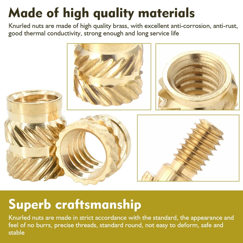 Gueenky Pack of 405 3D Print Threaded Insert, 2# 4#