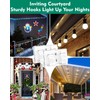 MapeloreCrafted Upgraded Version Outdoor String Lights Hooks: 30Pcs Heavy Duty
