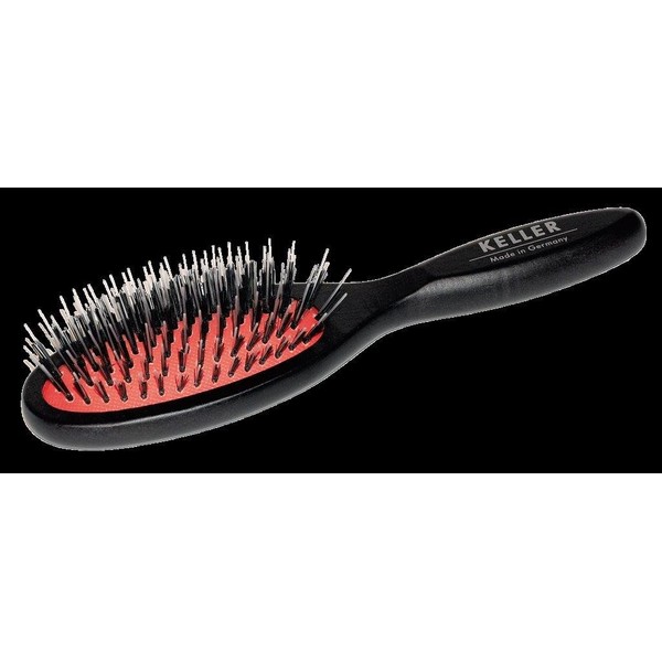 Keller Hedgehog Brush Oval 180 x 46 mm, Boar Bristles,
