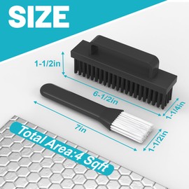 Chiligent Sound Deadening Kit for Air Conditioner Outdoor Unit, Air Conditioner Compressor Sound Deadener for Vibration Dampening & Noise Reducing, 4 Sqft Sound Deadening Mat with AC Cleaning Tools