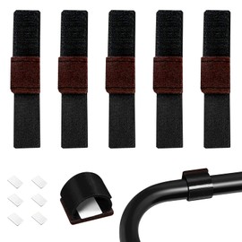 Pack of 32 Floor Protectors for Chairs, Chair Leg Protectors, Velcro, Parquet Protectors, Suitable for Sledge Seats, Rocking Chair, Non-Slip and Noise Reduction (32)