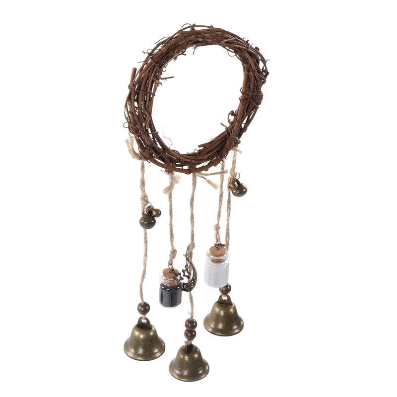 Door Knob Wind Bell Rustic Beautiful Decorative Craft Home Protection