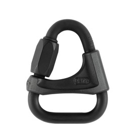 PETZL P11 8BN Delta Dreikant Stahl Quick Link, 8 mm, schwarz
