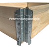 24 FMG Hinges for 6 Mounting Frames Galvanised for Raised