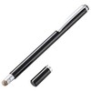 Elecom P-TPMCF01BK Stylus Pen [Conductive Fiber Type (Magnet Cap Type)] (Replacement Tip Included) Black