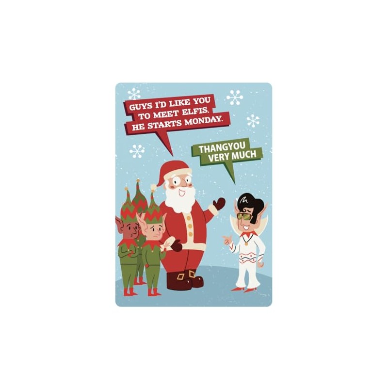 New Elf Funny Christmas Card