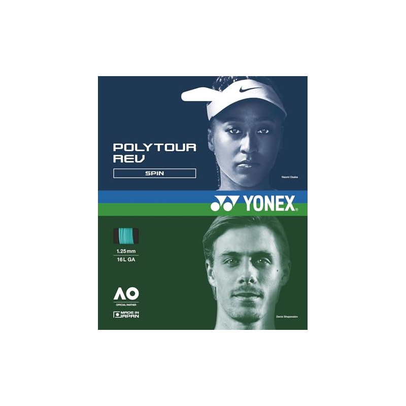 YONEX PTGR125 Rigid Tennis String String Poly Tour Lev 125