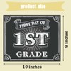 16 Pcs Back to School Signs 15 Grades First and
