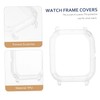 Outanaya 2pcs Watch Protective Case Compatible Slim Lightweight TPU Cover