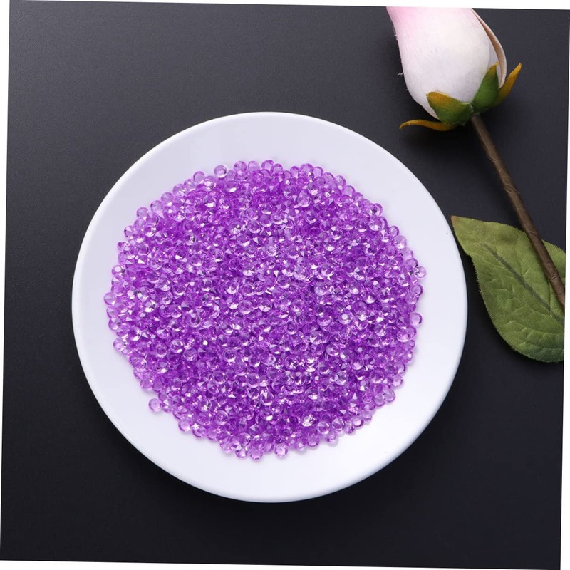 Abaodam 2000pcs Acrylic Crystal Gems Flat Back Rhinestones for Nail