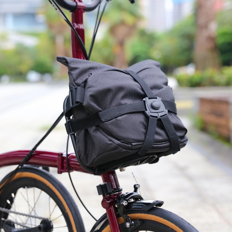 SplendoRoute Folding Bike Front Rack Set for Brompton Bike Front