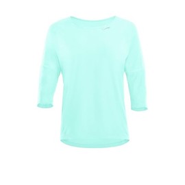 WINSHAPE Dt111ls-Top Funzionale da Donna, Leggero e Morbido, Maniche a ¾ Maglietta da Yoga, Menta Delicata, M
