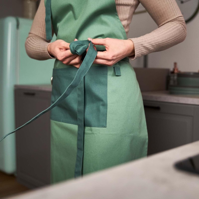SPRINGLANE Cooking Apron Cotton, mint
