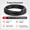 EVIL ENERGY 1/4 Fuel Line Hose 25FT Fuel Injection Hose