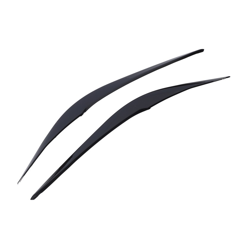 2PCS Headlight Eyebrows Left Right Quick Installation Racing Style Upgrade