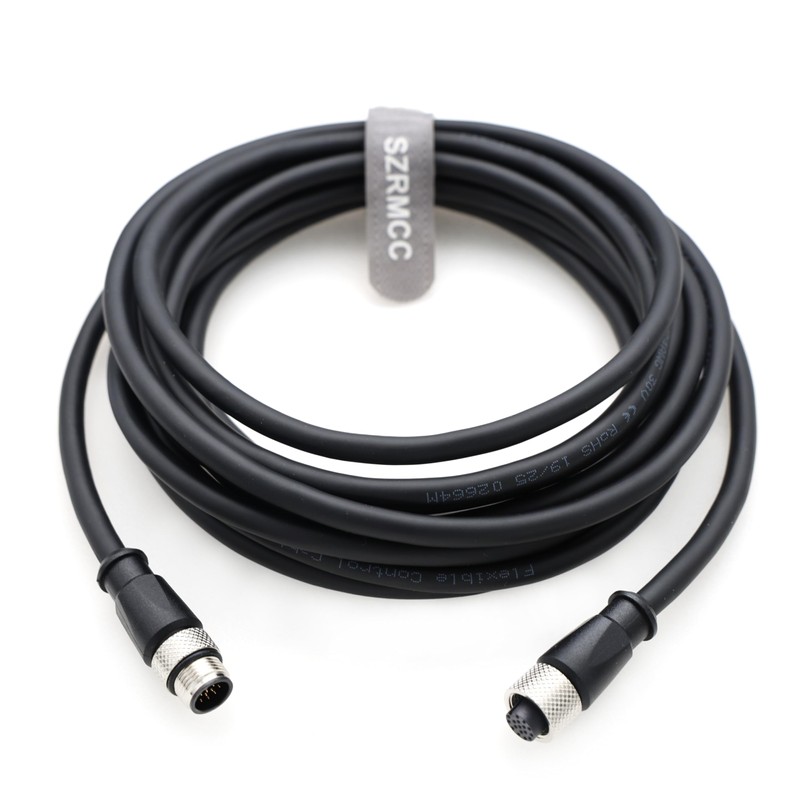 SZRMCC Vision Sensor Cable M12 A Code 17 Pin Male