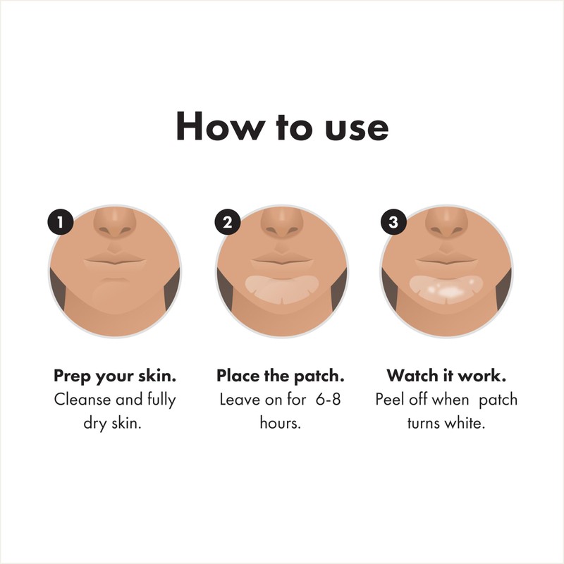 Mighty Patch Hero Cosmetics Chin Patch - XL Contoured Hydrocolloid