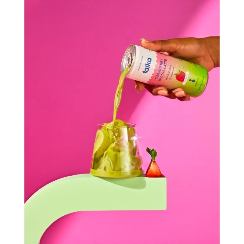 Taika Strawberry Matcha Latte
