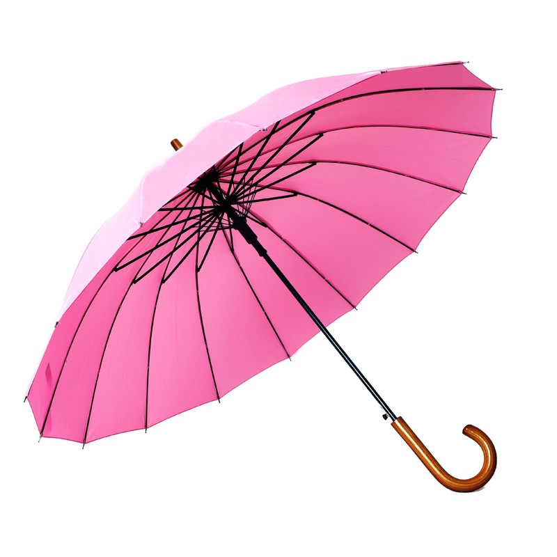 SoulRain 16 Ribs 48" Stick Umbrella Auto Open Solid Color