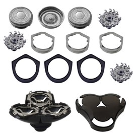 RQ12 Complete Replacement For Norelco RQ10 Shaver Head 1050X 1060X 1090X RQ12 1250X RQ11 1150X 1160X by YTXXDEUS