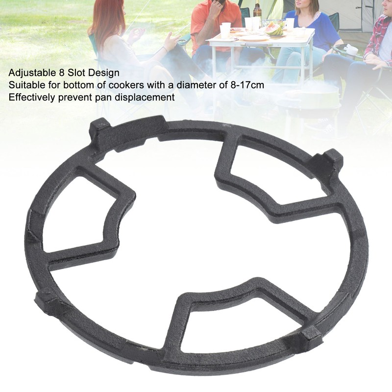 Wok Ring Cast Iron Anti Slip Universal Gas Stove Support