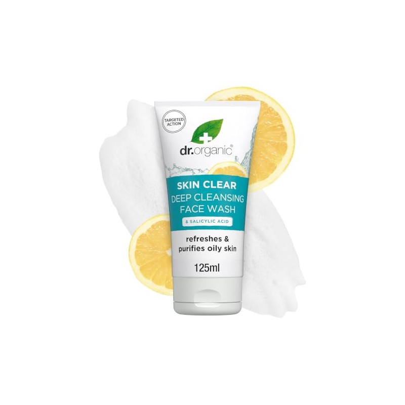 Dr Organic SkinClear Deep Pore Cleansing Face Wash 125ml