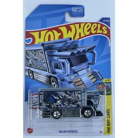 Hot Wheels 2022 - Raijin Express - HW Art Cars 3/10 [Chrome/Blue] 87/250