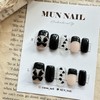 Ribbon Heart Nail Tips - Ballerina / 리본하트 네일팁 -