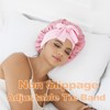 GDTOGRT Satin Silk Bonnet for Sleeping Women,Double Layer Sleep Hair
