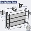 AOZITA Spice Rack Organizer for Cabinet, 28 Empty Spice Jars
