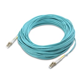 Cable Matters 40Gb OFNP Plenum Rated Multimode Duplex 50/125 OM3 Fiber Cable, LC to LC Fiber Optic Cable - 131.2ft / 40m