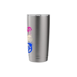 Video Game Console Controllers Retro 80's 90's Arcade Gamer Stainless Steel Insulated Tumbler