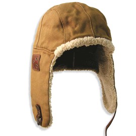 KAKADU Traders Canvas Baron Bomber Aviator Hat 8H06